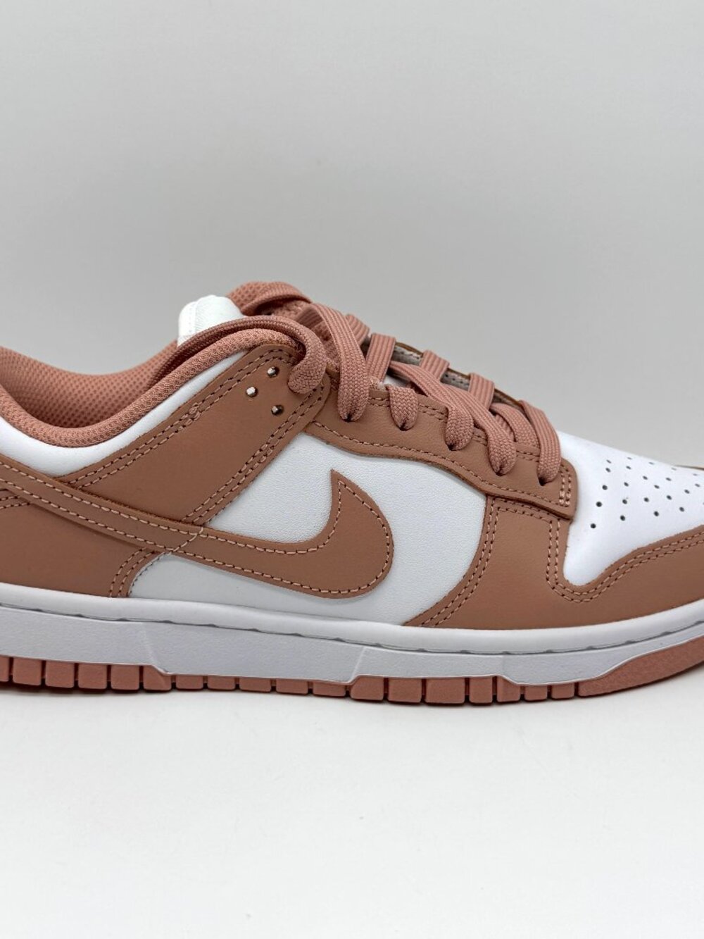 Nike Womens Dunk Low White Rose Whisper Shoes Sz 7.5 New w/o Box DD1503-118